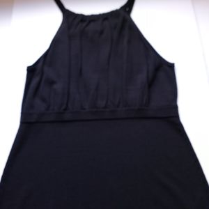 NWOT Womens Black Knit Top-Large